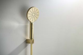 Душевая лейка Aquatek Оберон AQ2033BG шлифованное золото